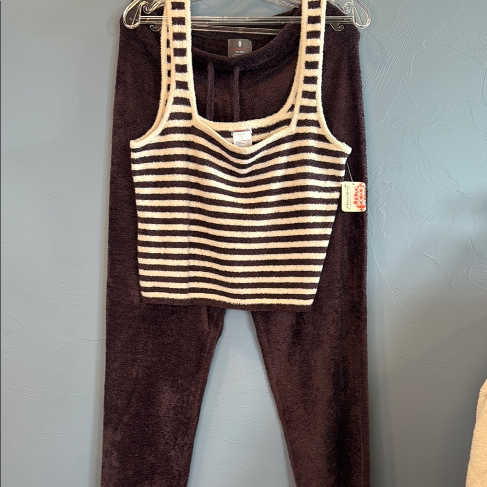 Free People Movement Striped Top and Pants Set